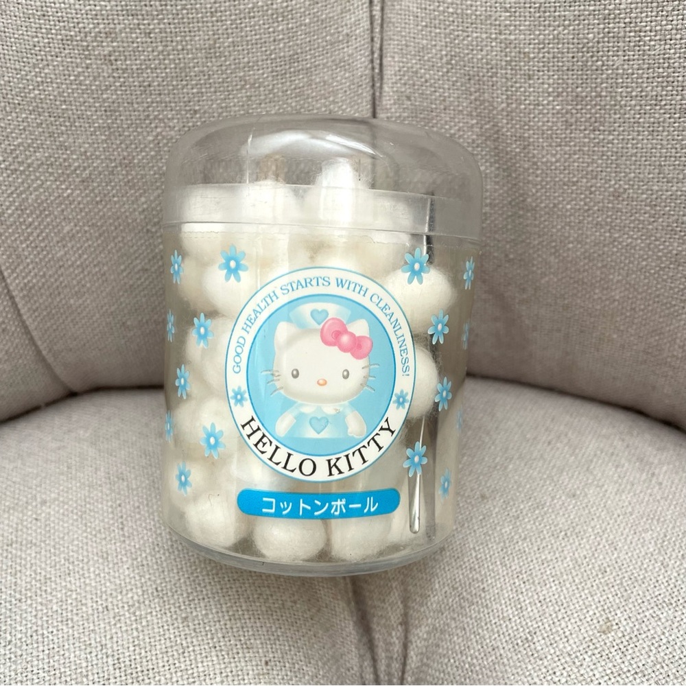 🩵 Sanrio Hello Kitty Retro Rare Discontinued Limited Nurse Cotton Ball
